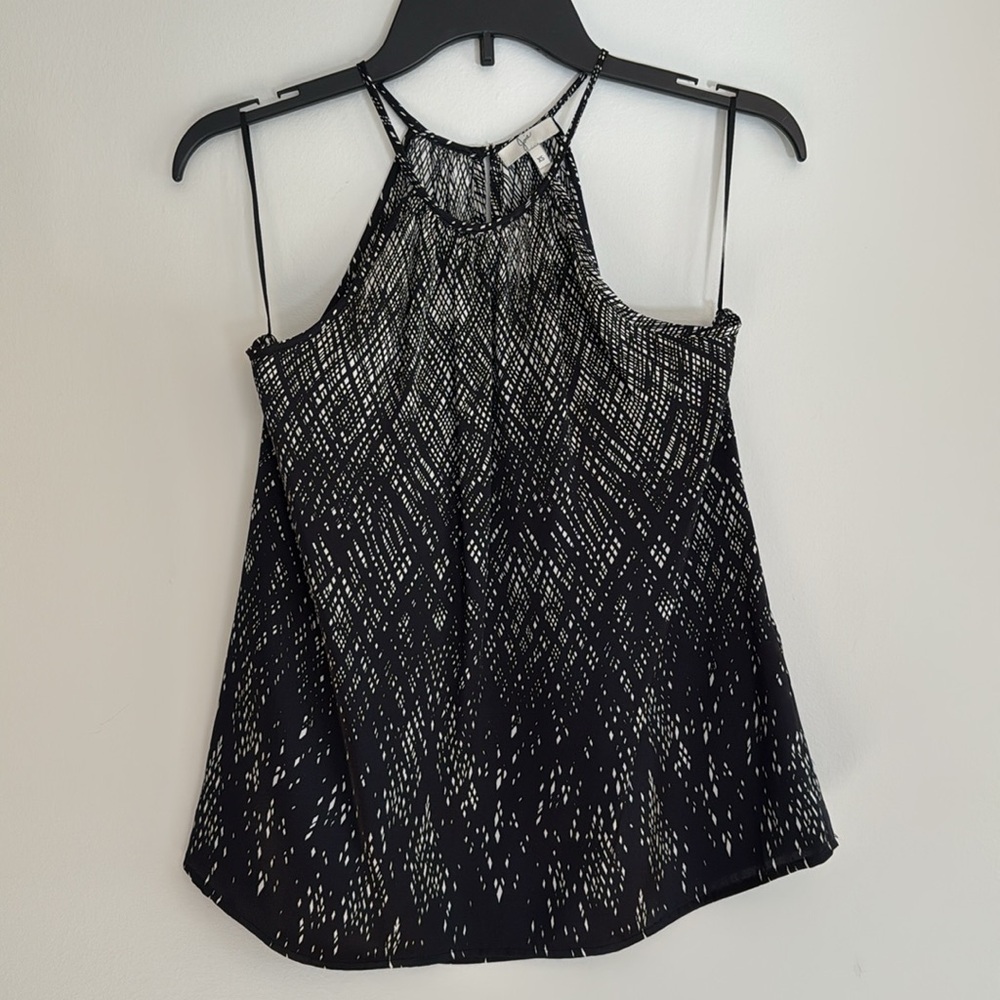 Joie 100% Silk high neck blouse size XS EUC - Picture 1 of 7